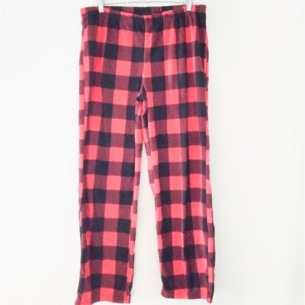 Holiday Time red & black buffalo check pajama